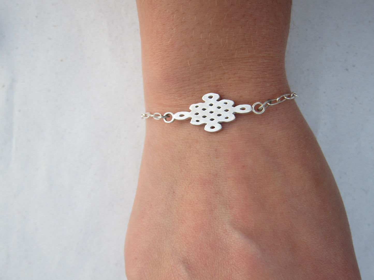 Made to Order Sterling Silver Knot Bracelet